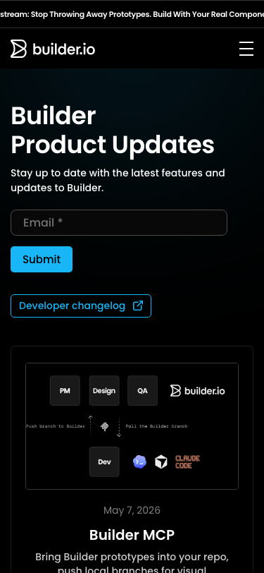 Builder - mobile