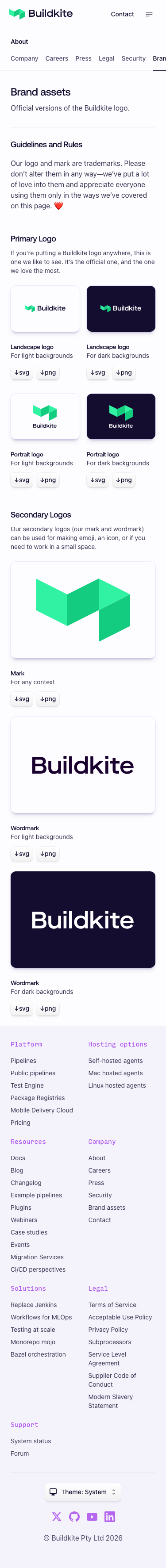 Buildkite - mobile full page