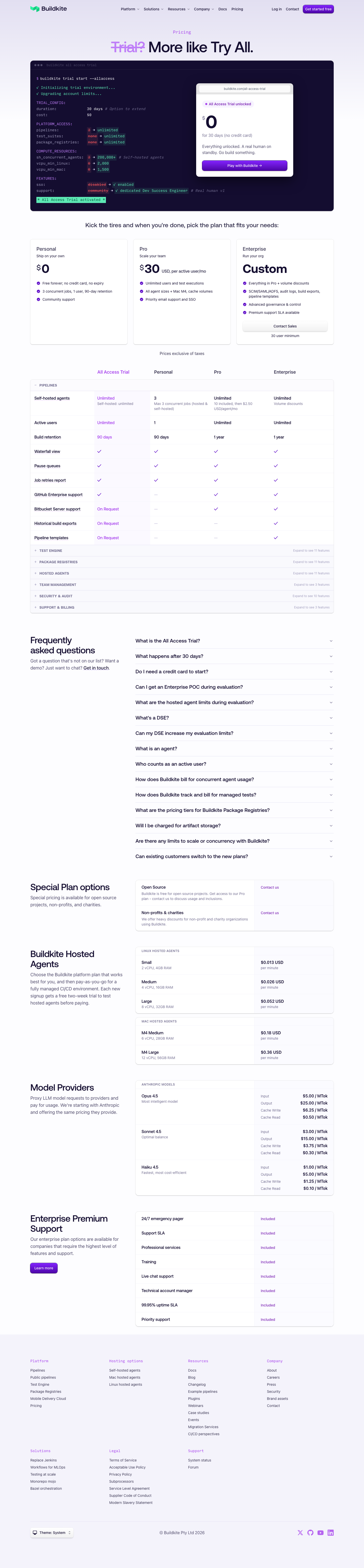 Buildkite — Pricing - full page scroll