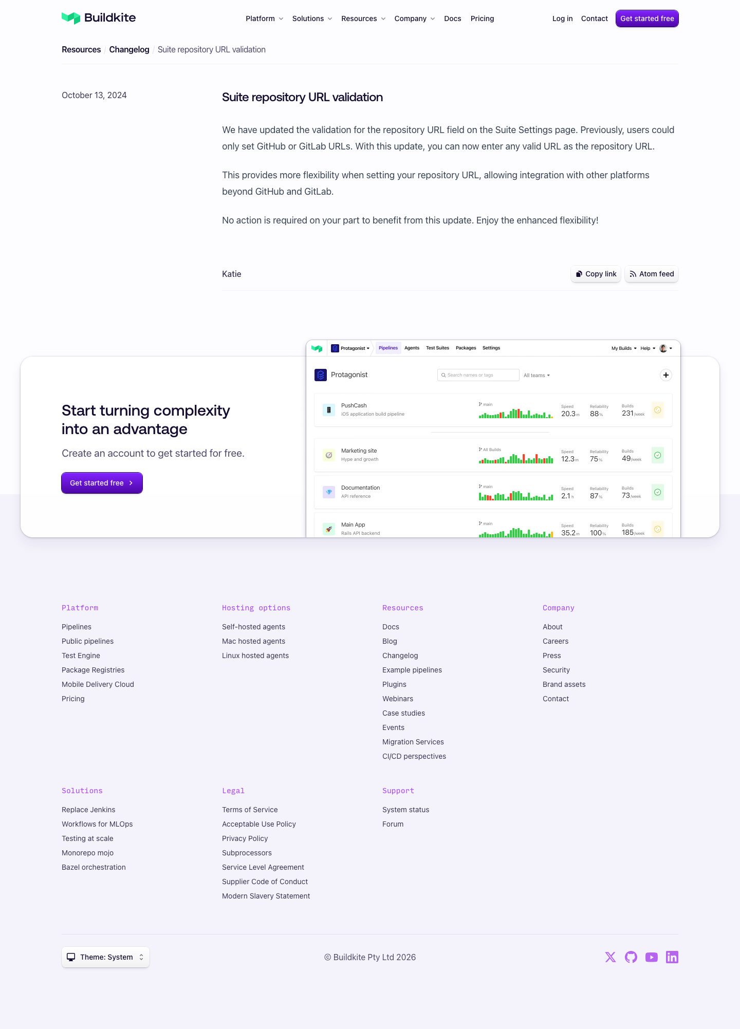 Buildkite - full page scroll