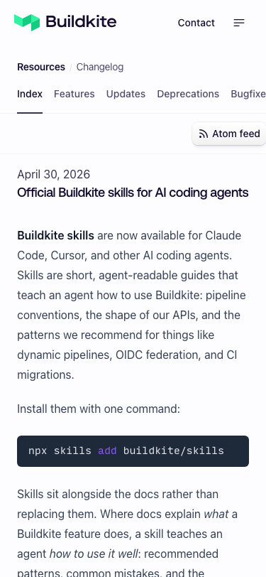 Buildkite - mobile