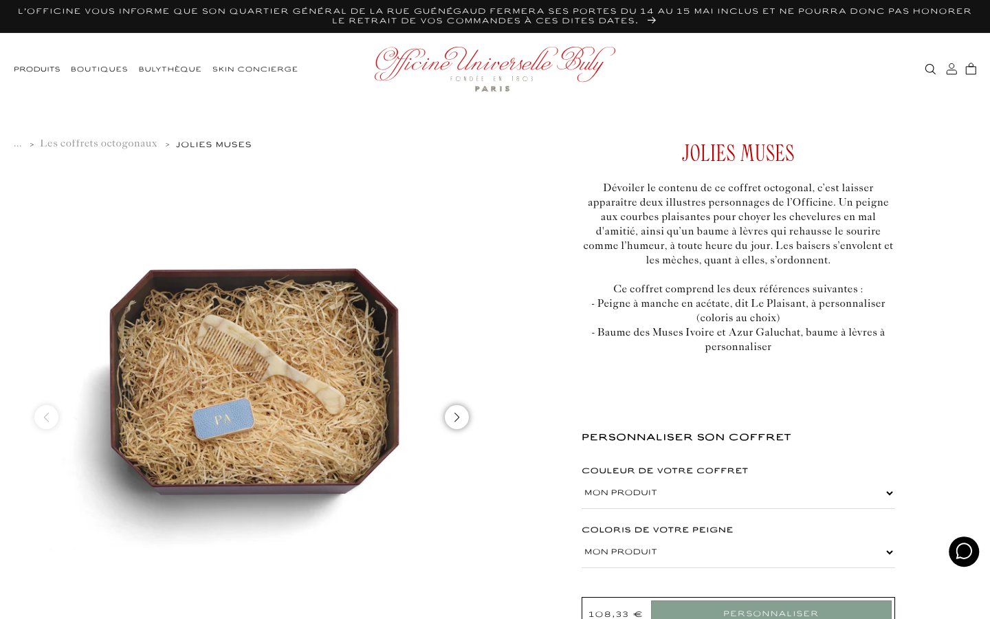 The hero image is a carefully arranged still life of the product, presented with a soft, muted color palette and ample negative space. Typography is minimal, allowing the product and its presentation to take center stage. The overall feel is sophisticated and understated. · luxury soap, vintage beauty, artful product, minimalist ecommerce, editorial product, soft lighting, muted tones, buly 1803, beauty still life