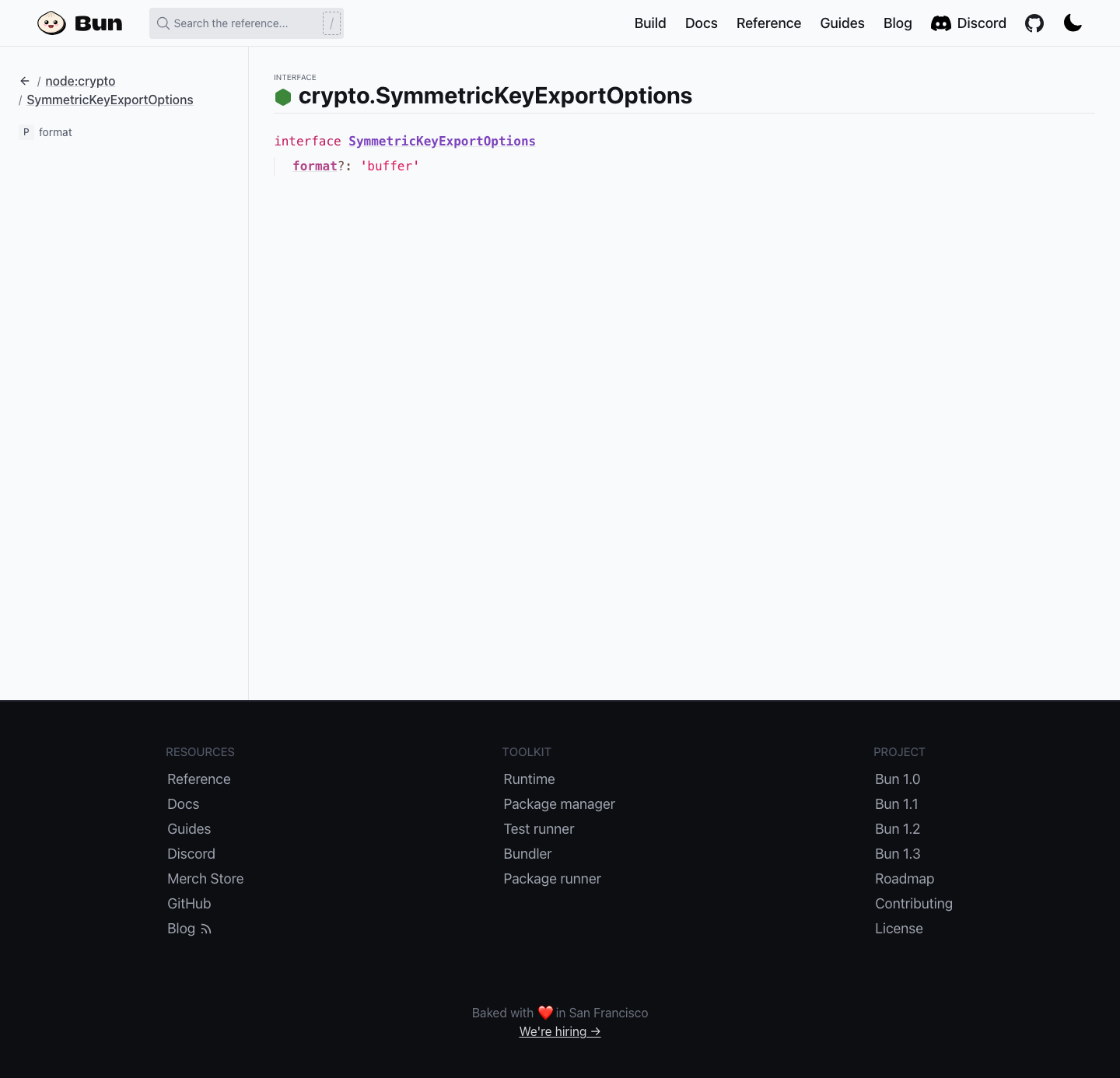 Bun — Docs - full page scroll