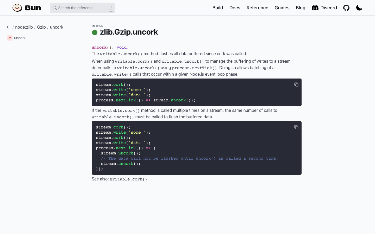Bun — Docs - Docs
