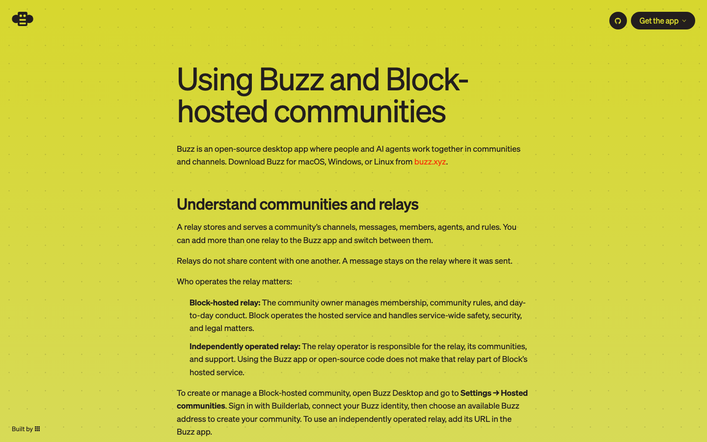 High-saturation chartreuse background with a heavy focus on bold, black sans-serif typography. The layout is a stark, single-column text flow with minimal ornamentation, leaning into a neo-brutalist aesthetic.  ·  brutalist support page, high contrast yellow, bold sans serif typography, minimalist documentation, crypto support layout