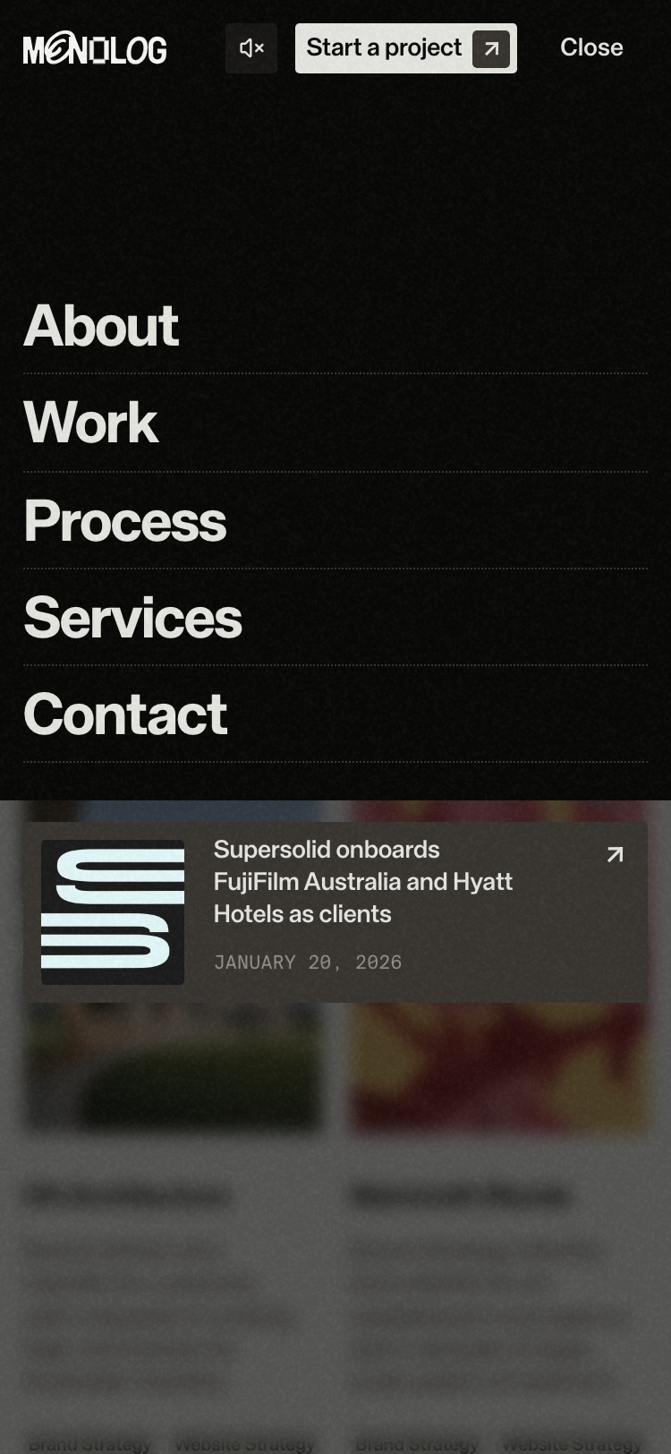 MONOLOG · Work - mobile
