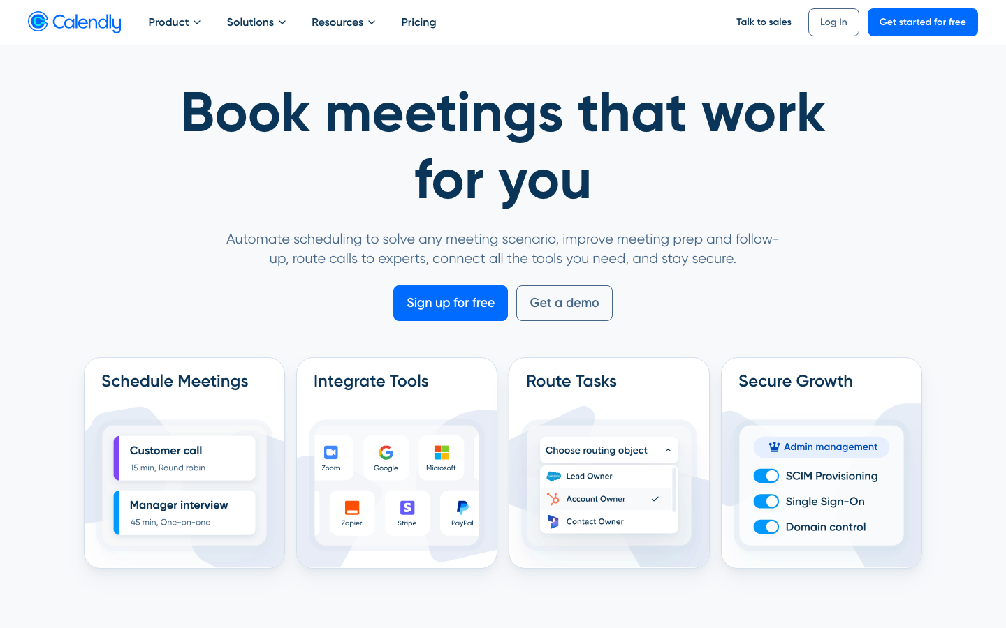 Calendly — Features - Features