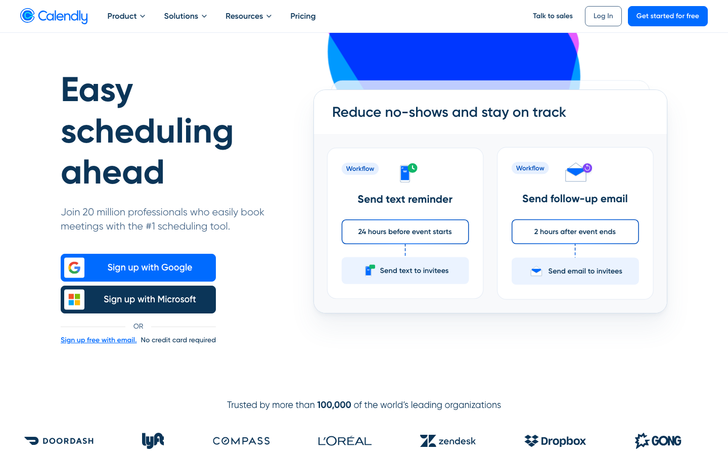 Calendly - mobile