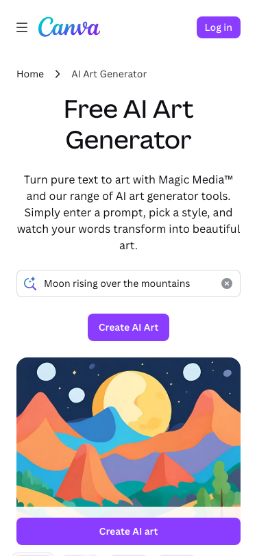 Canva - mobile