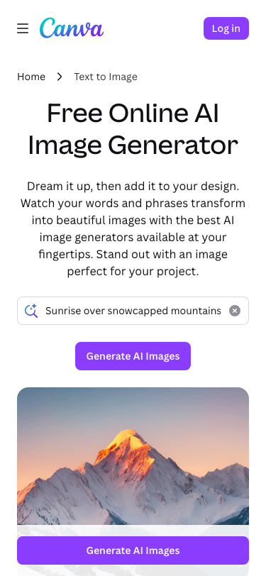 Canva - mobile