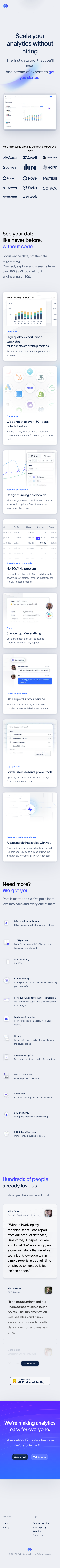 Supernova AI (formerly Canvas) - The easiest way to understand your startup - mobile full page