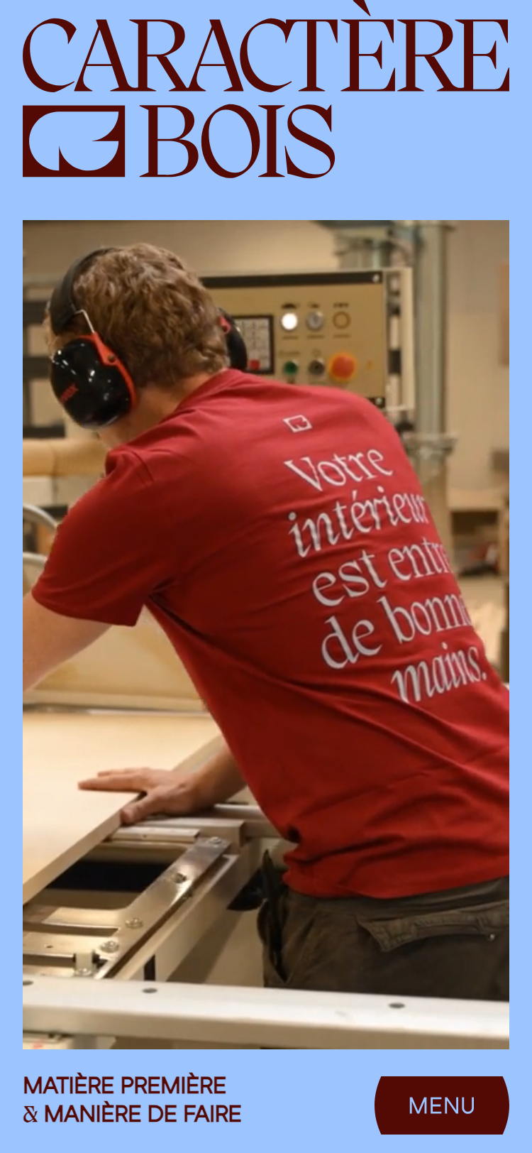 Caractère Bois - mobile