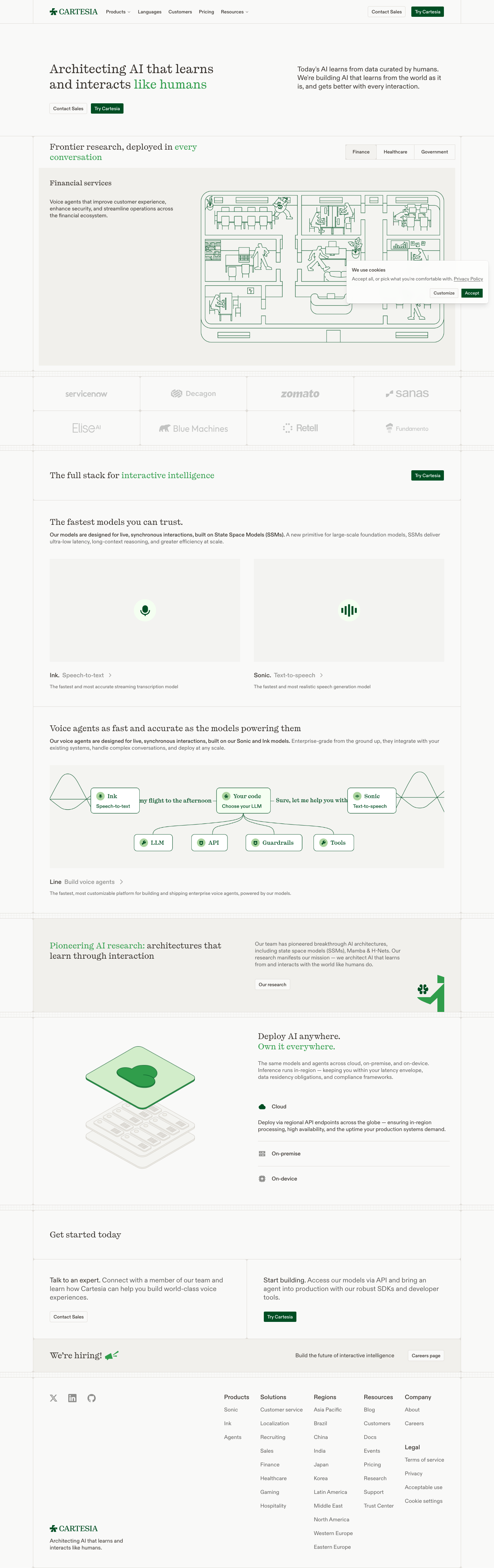 Cartesia \ AI that learns and interacts like humans - full page scroll