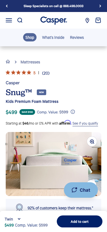 Casper - mobile
