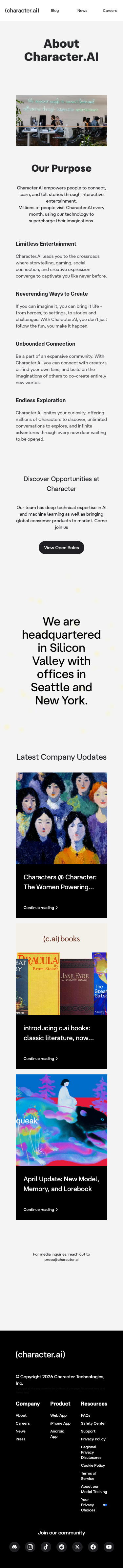 Character — About - mobile full page