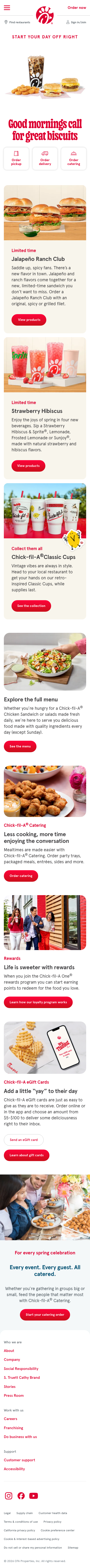 Chickfila - mobile full page