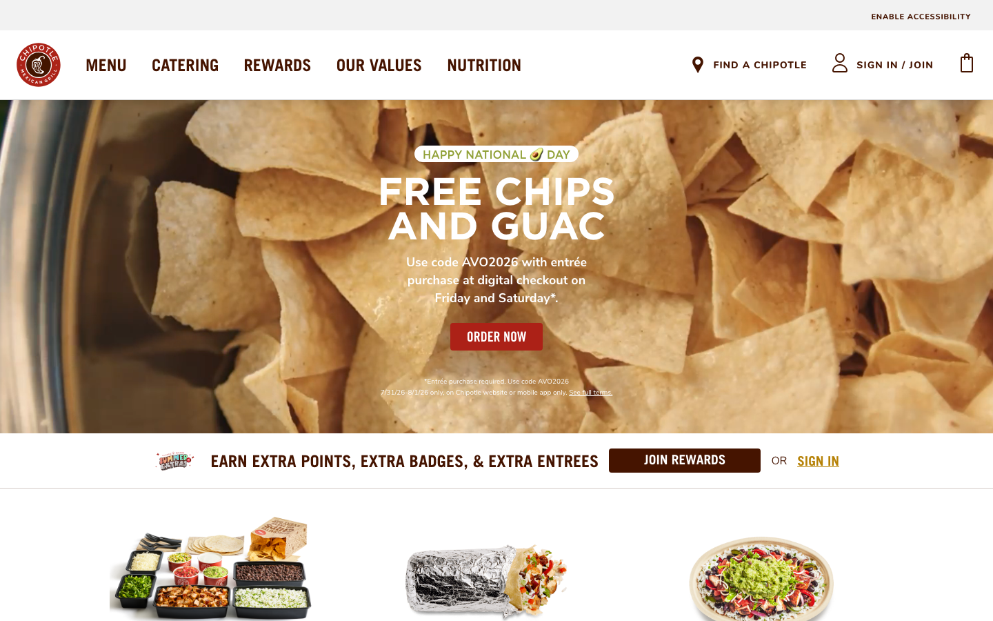 Chipotle - mobile