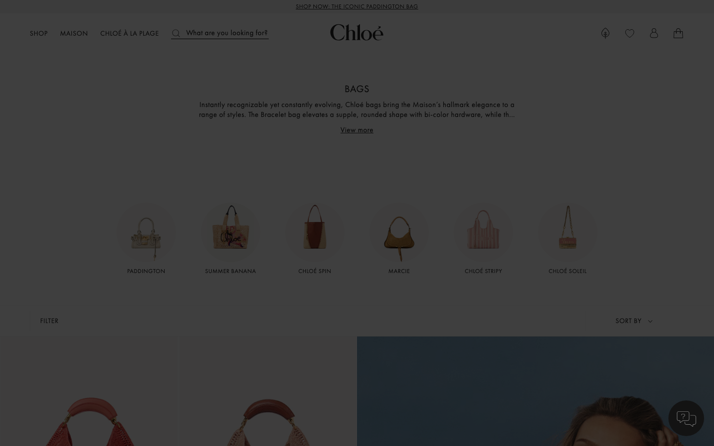 The image is the primary focus, presenting a relaxed, aspirational lifestyle. The muted color palette and soft lighting contribute to a serene and elegant mood. Typography is minimal, allowing the visual to dominate. · luxury fashion, summer collection, beachwear, editorial fashion, chloe spring, soft aesthetic, luxe lifestyle, minimalist fashion, fashion photography, spring campaign
