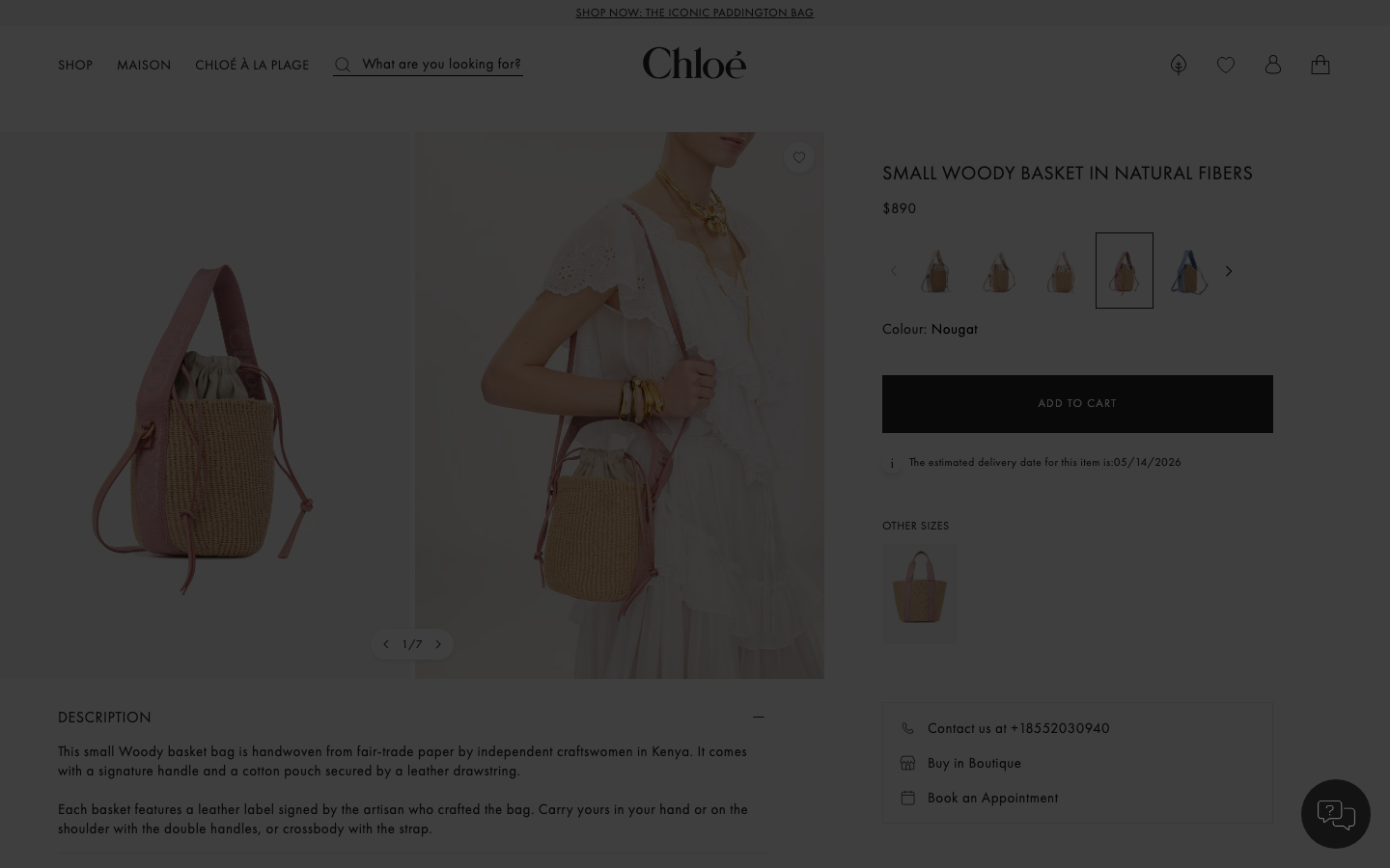Chloe - full page scroll