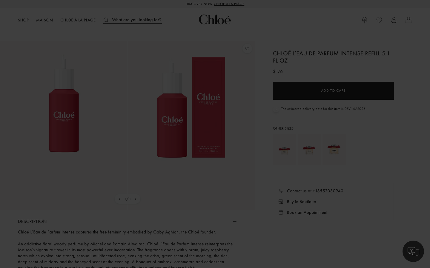 Chloe - full page scroll