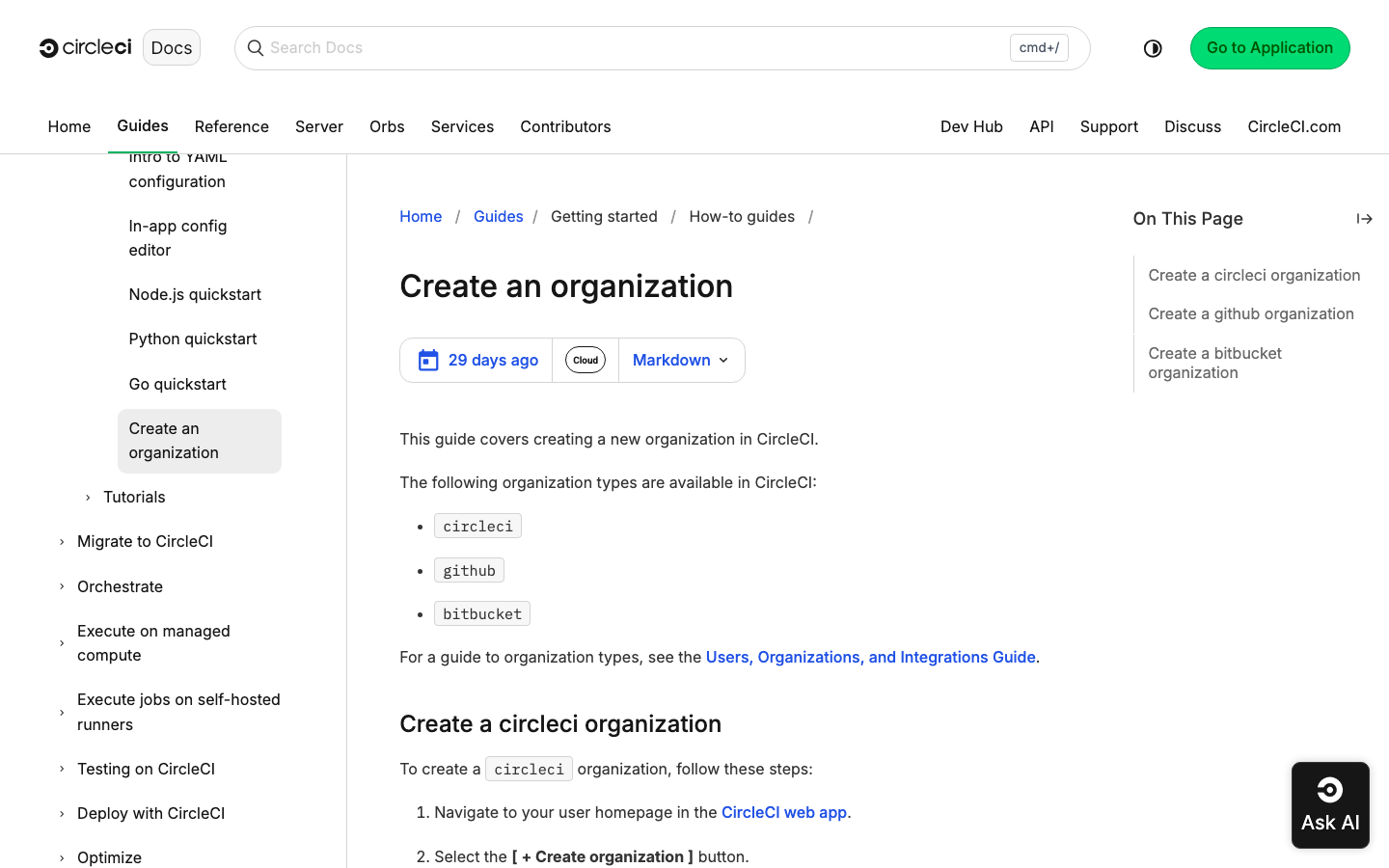 Circleci — Docs - Docs