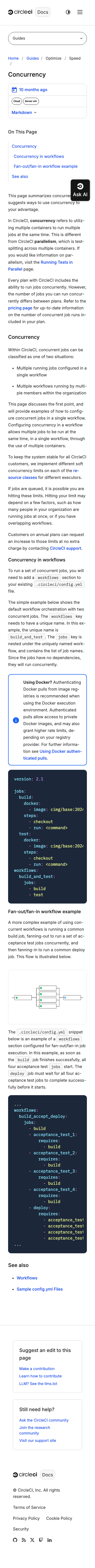 Circleci — Docs - mobile full page