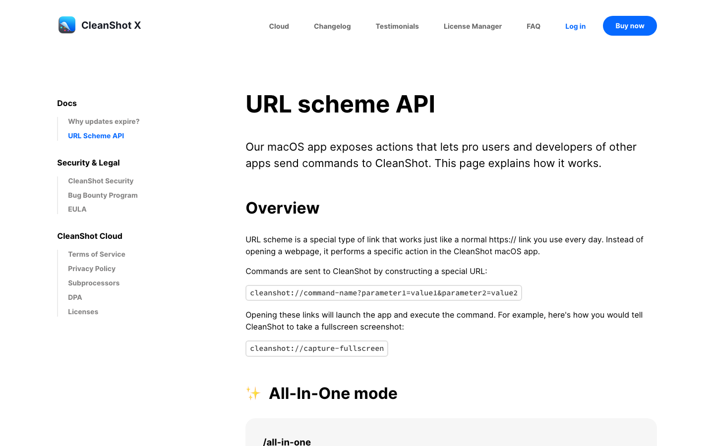 The page uses a clean, functional layout with a prominent hero showcasing the software in action. The color palette is restrained, emphasizing clarity and ease of use. Typography is straightforward and legible, prioritizing information delivery. · screenshot tool, mac screenshot, developer tools, productivity app, clean design, minimalist saas, screen capture, macos utility, tech website