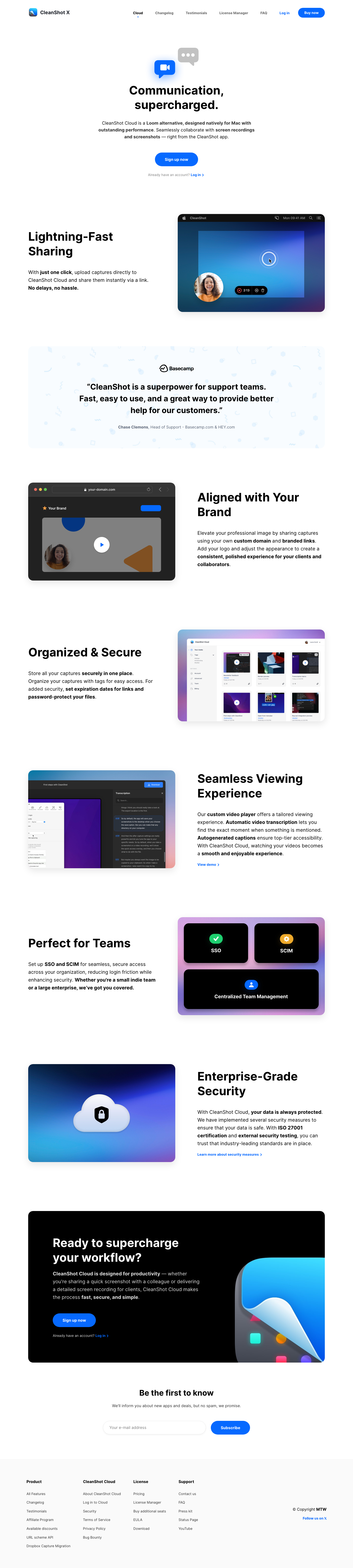 Cleanshot - full page scroll