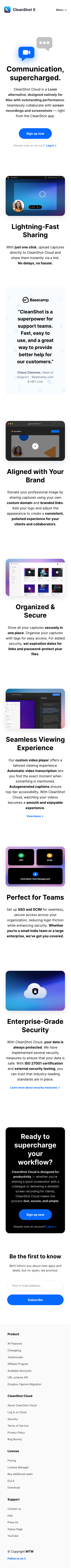 Cleanshot - mobile full page