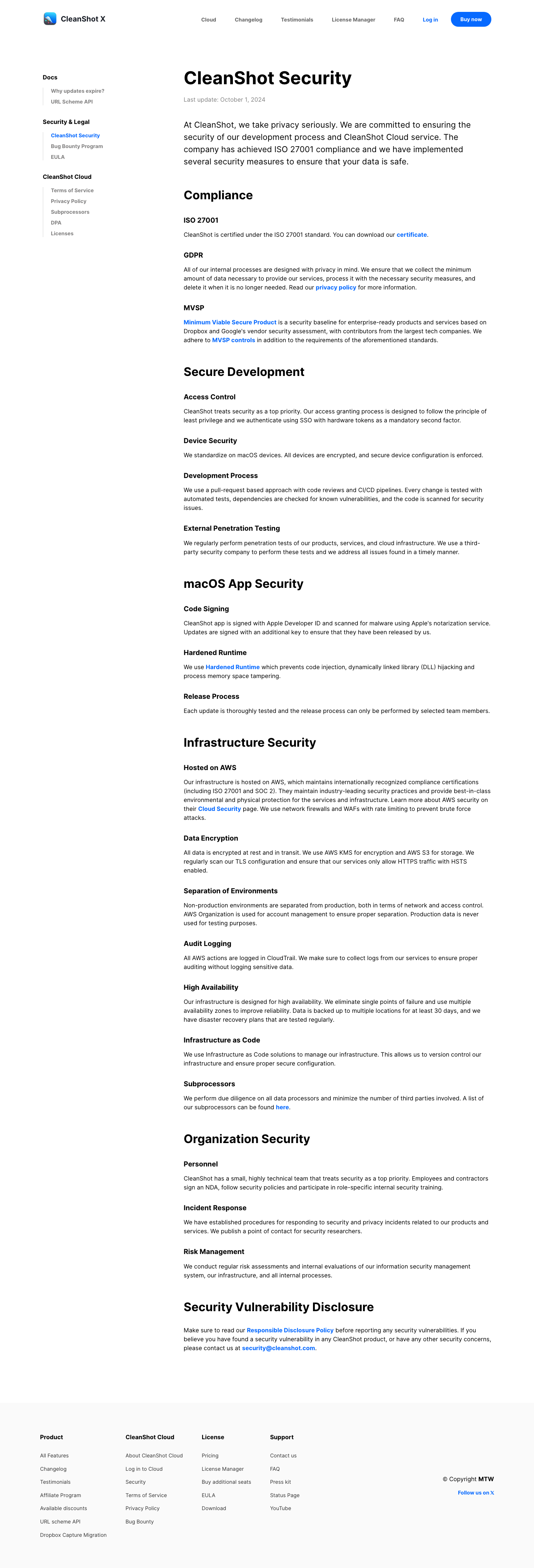 Cleanshot - full page scroll