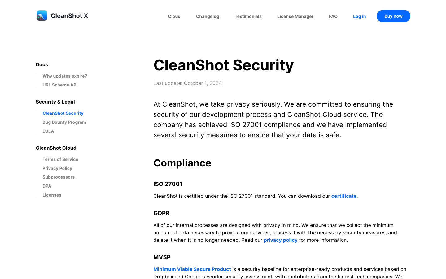 The page uses a clean, functional layout with a prominent hero showcasing the software in action. The color palette is restrained, emphasizing clarity and ease of use. Typography is straightforward and legible, prioritizing information delivery. · screenshot tool, mac screenshot, developer tools, productivity app, clean design, minimalist saas, screen capture, macos utility, tech website