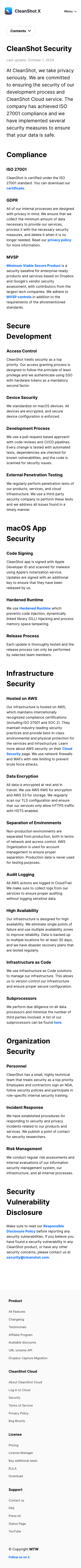 Cleanshot - mobile full page