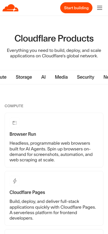 Cloudflare - mobile