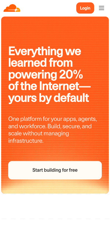 Cloudflare - mobile
