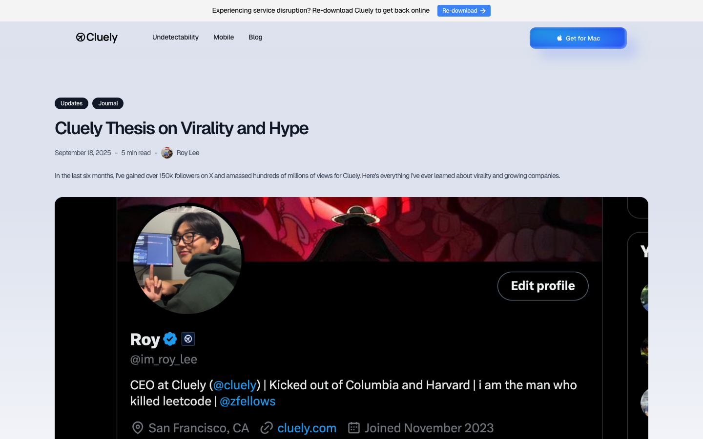 The page uses a full-screen image with bold, sans-serif typography overlaid, creating a strong visual impact. The limited color palette and stark contrast contribute to a sense of technological focus. · ai meeting notes, ai assistant, meeting notes app, ai productivity, dark mode saas, ai tools, meeting software