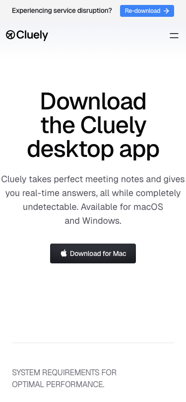 Cluely - mobile
