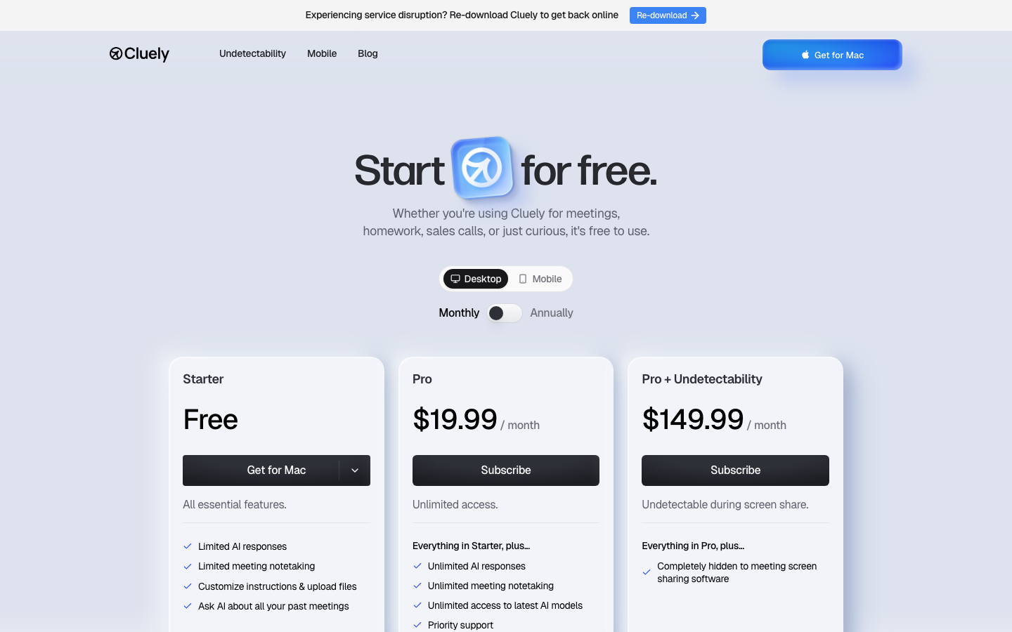 The page uses a full-screen image with bold, sans-serif typography overlaid, creating a strong visual impact. The limited color palette and stark contrast contribute to a sense of technological focus. · ai meeting notes, ai assistant, meeting notes app, ai productivity, dark mode saas, ai tools, meeting software