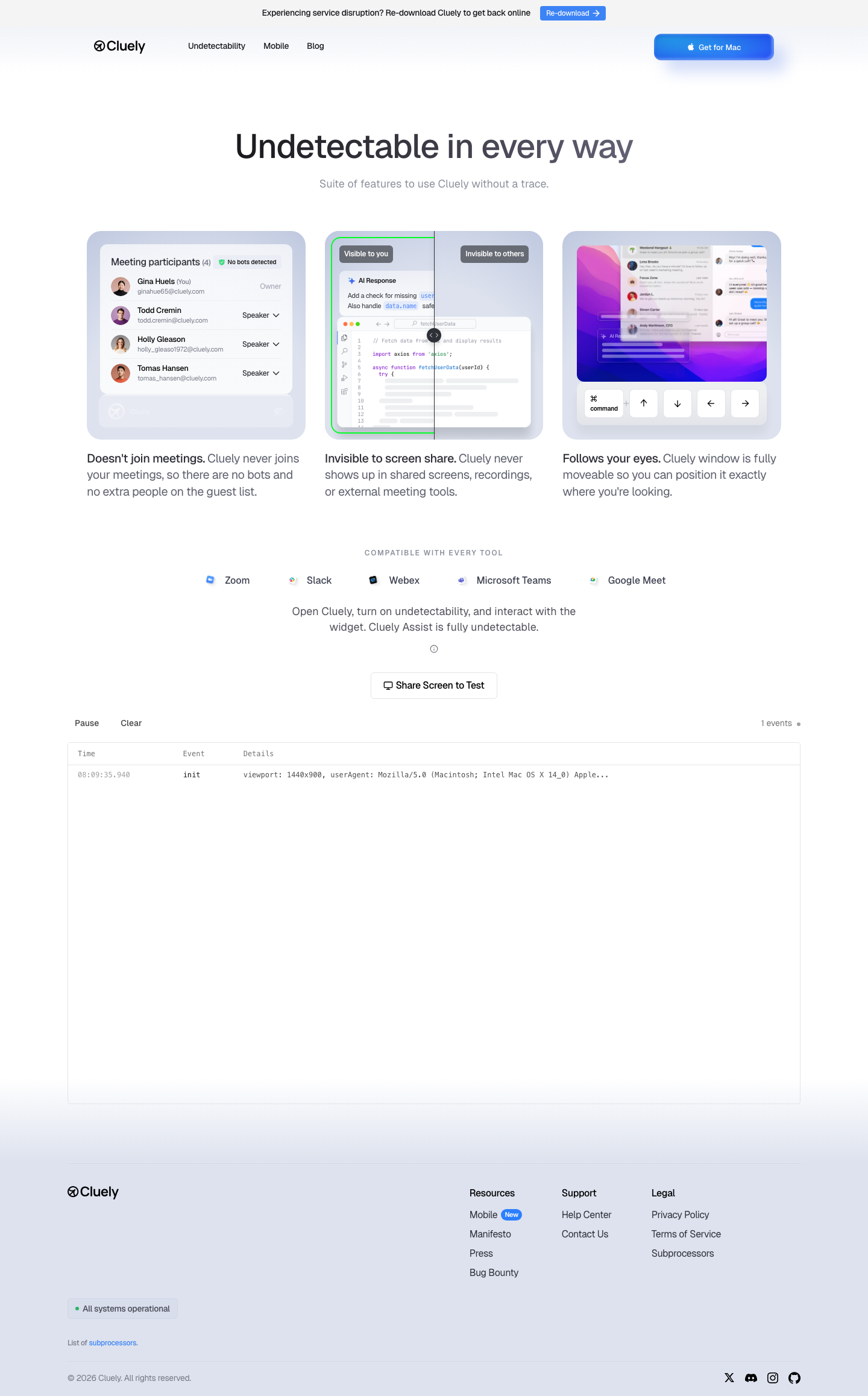Cluely - full page scroll