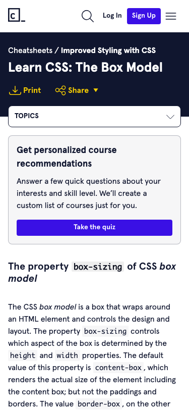 Codecademy - mobile