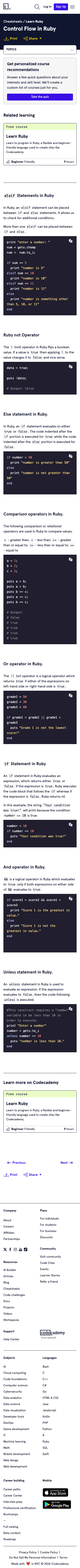 Codecademy - mobile full page