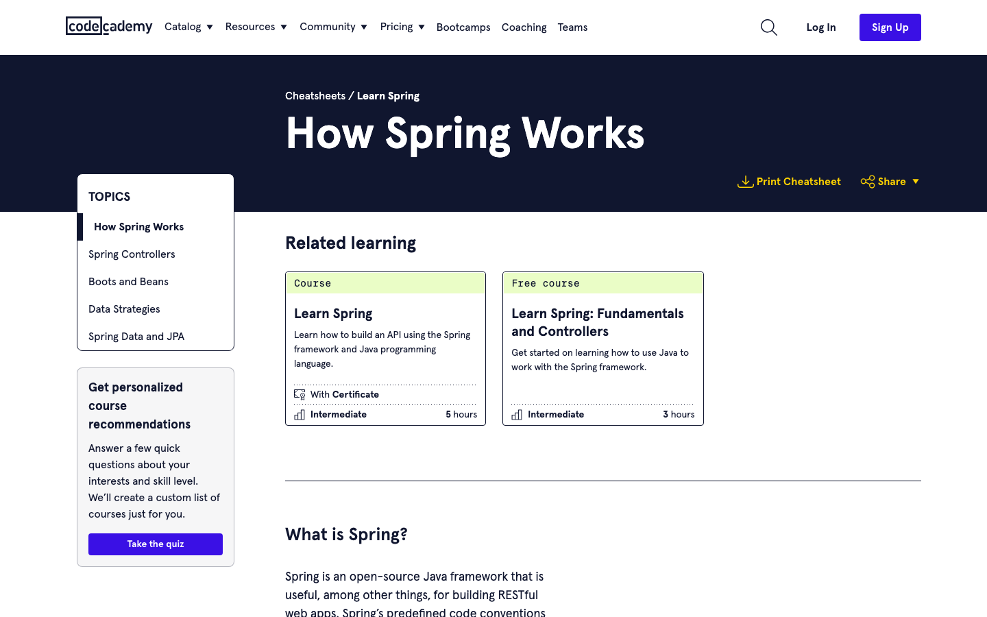 Codecademy - Other