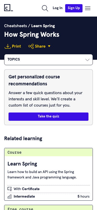 Codecademy - mobile