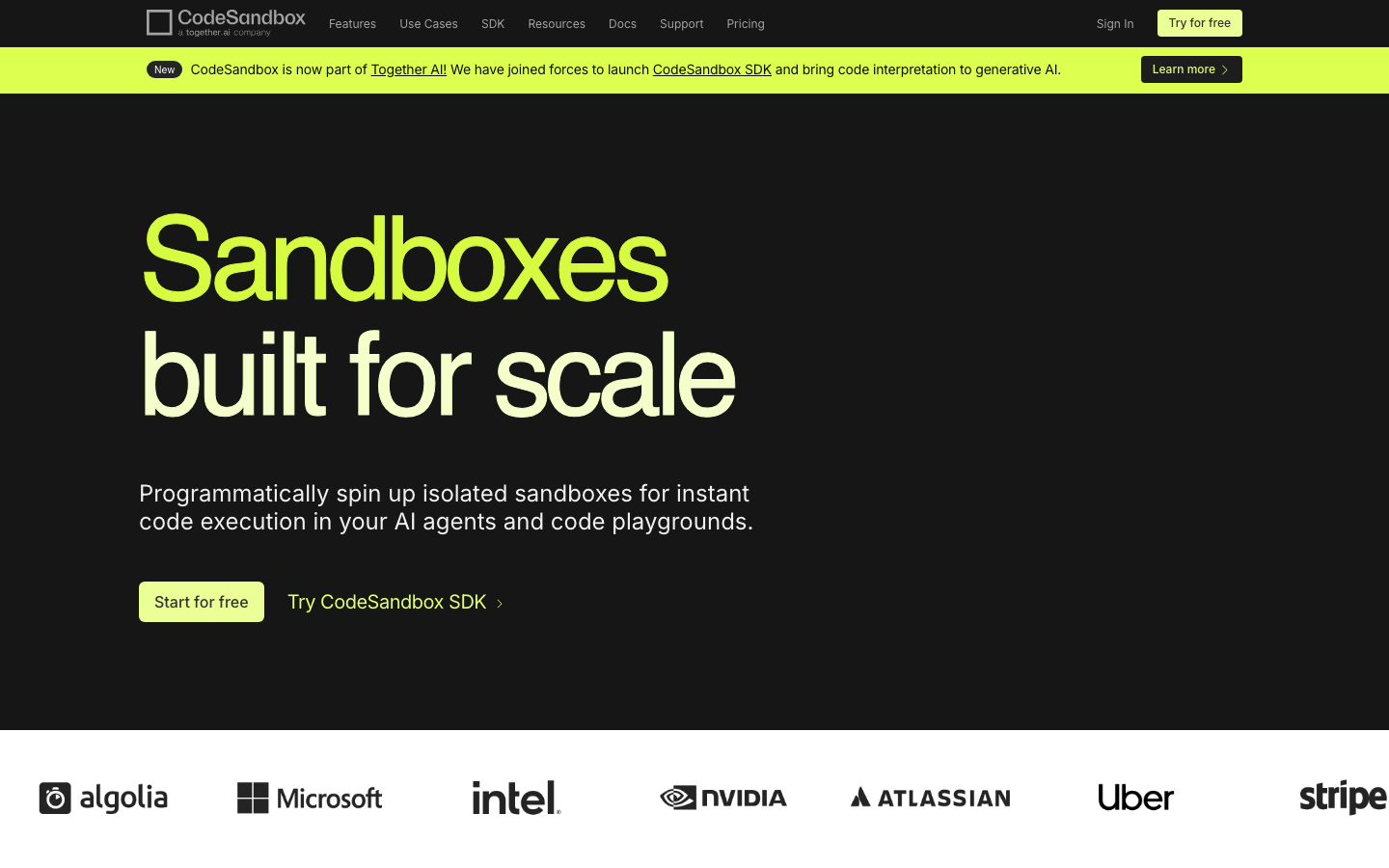 Codesandbox - mobile