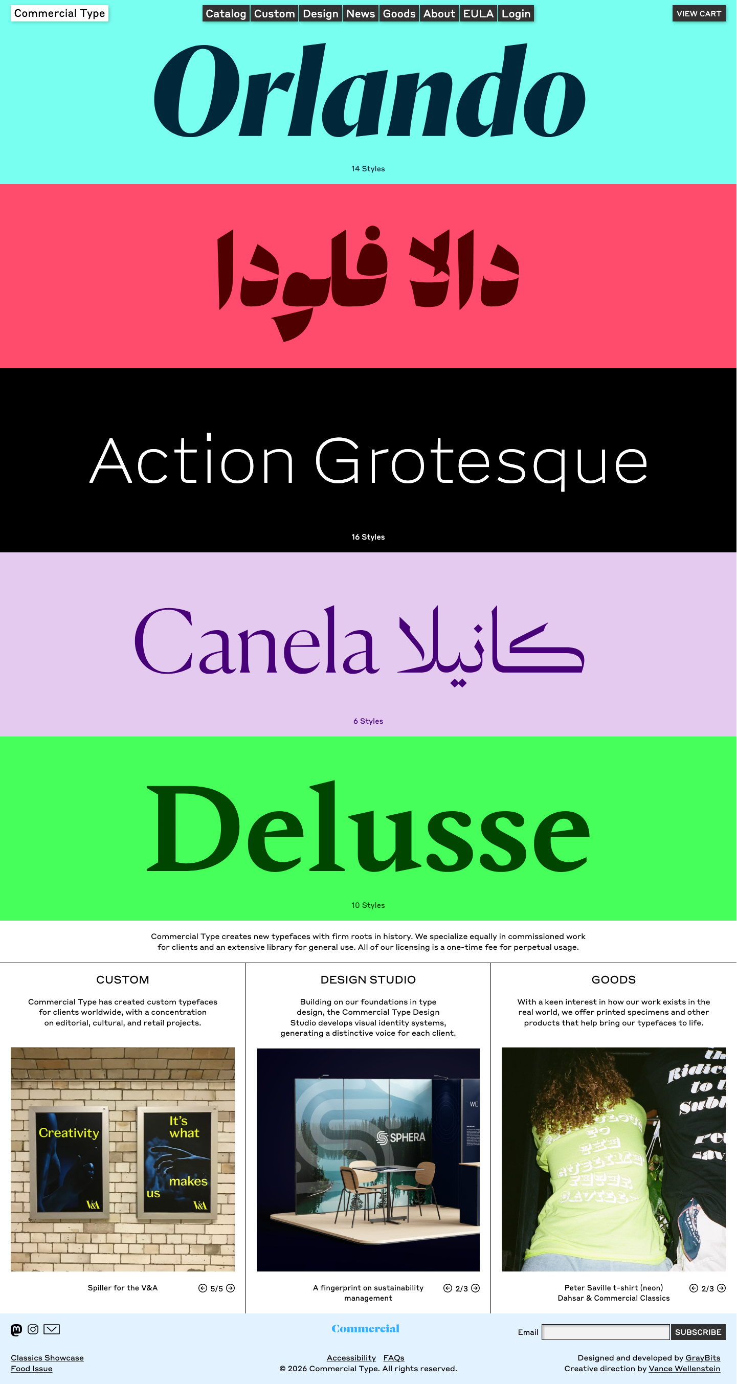 Commercialtype - mobile full page