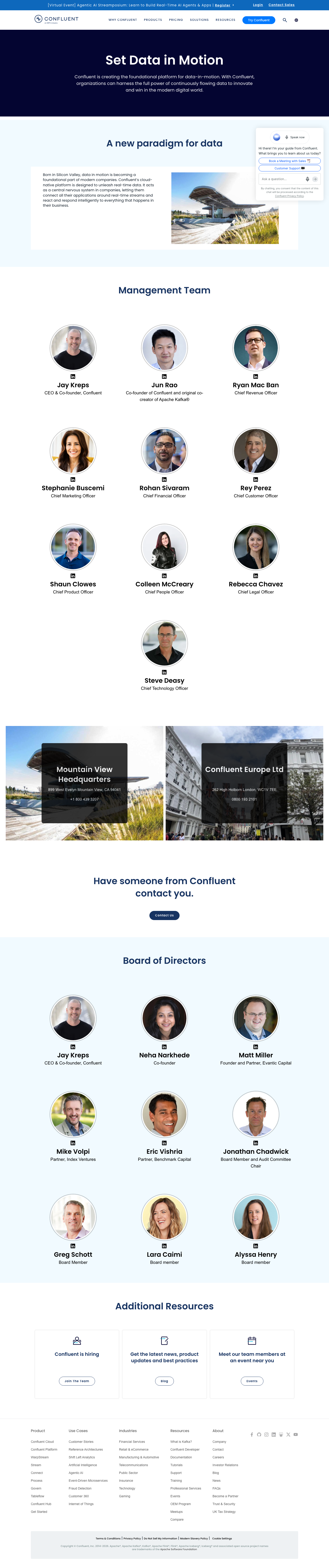 Confluent — About - full page scroll