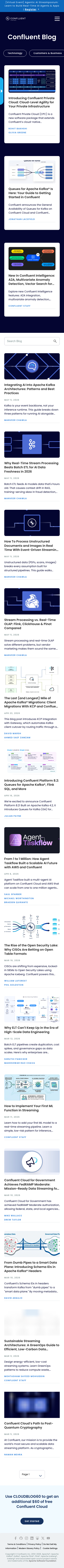 Confluent — Blog - mobile full page