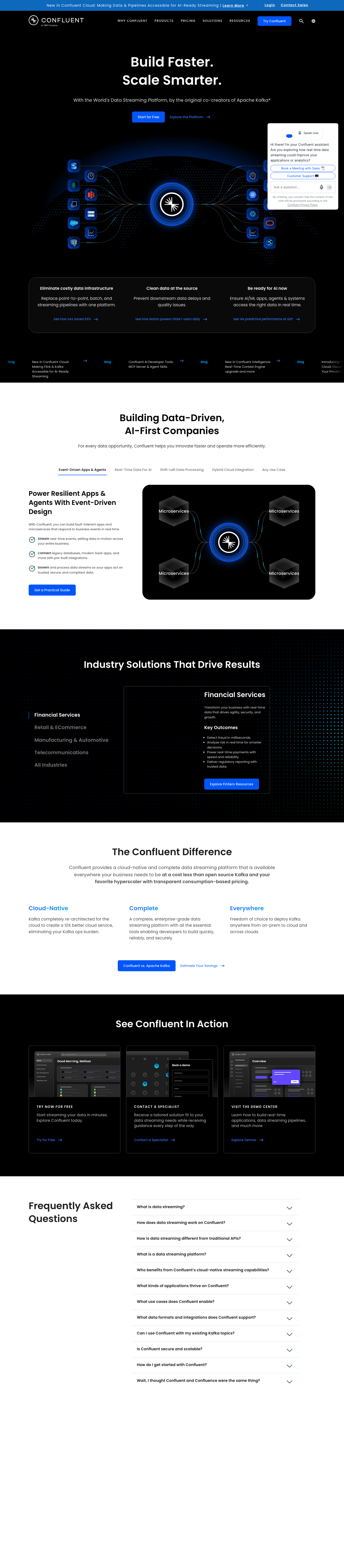 Confluent - mobile full page