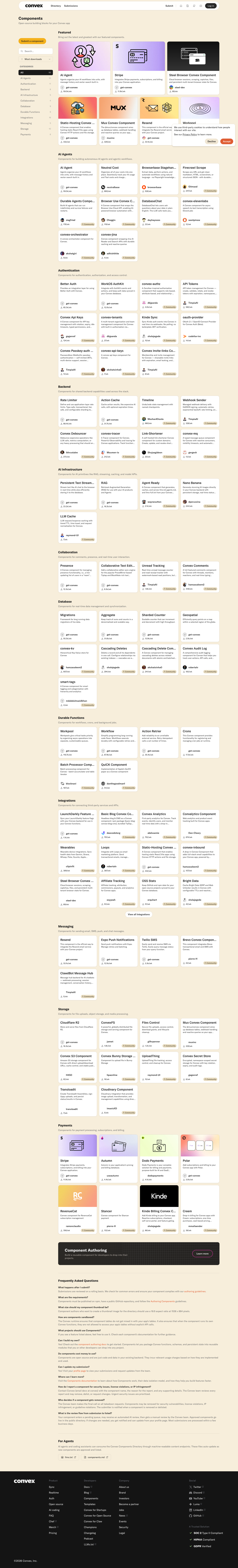 Convex - full page scroll