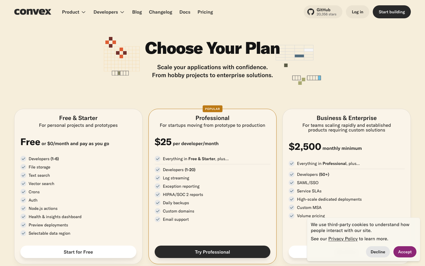 The page prioritizes code examples and documentation, using a dark color palette and clear typography to create a functional and straightforward experience. Visual hierarchy is established through code blocks and concise text. · dark saas, developer tools, code documentation, technical website, ai platform, minimalist design, typescript, javascript, saas platform