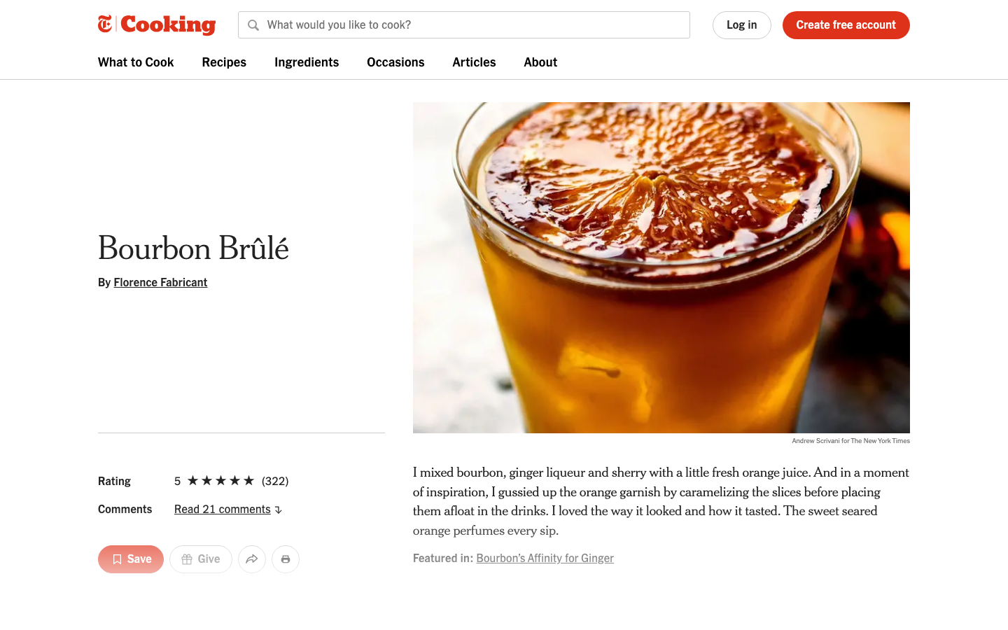 The layout prioritizes visual hierarchy through a grid of food photography and article previews. Clean typography and ample white space create a sense of refined presentation, emphasizing the quality of the content. · food blog, recipe website, cooking magazine, food media, editorial cooking, minimalist food, clean design, food photography, recipe index, culinary website